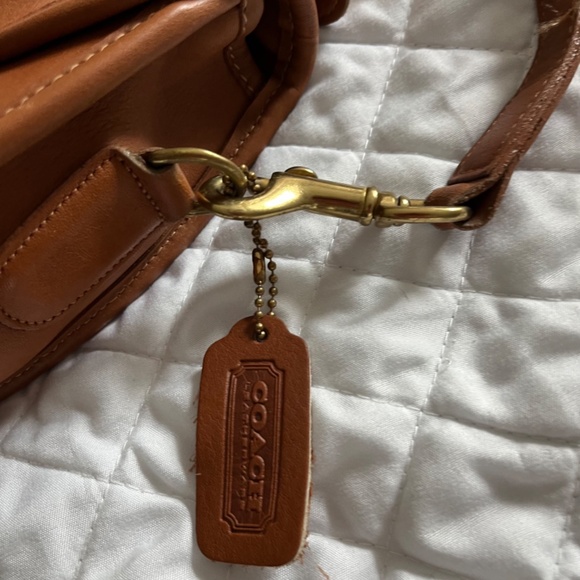 Vintage Shoulder Brown Coach Bag - Picture 3 of 6